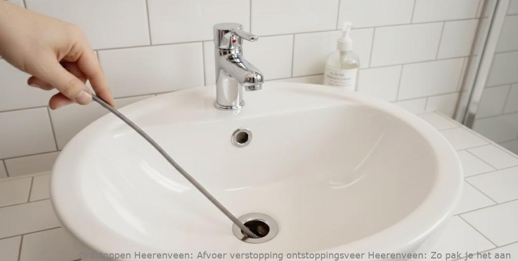 Afvoer verstopping ontstoppingsveer Heerenveen: Zo pak je het aan