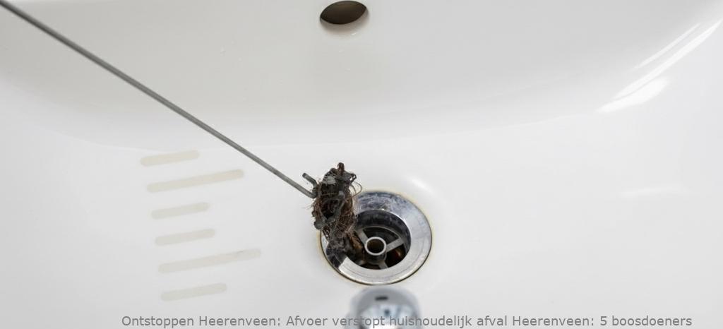 Afvoer verstopt huishoudelijk afval Heerenveen: 5 boosdoeners