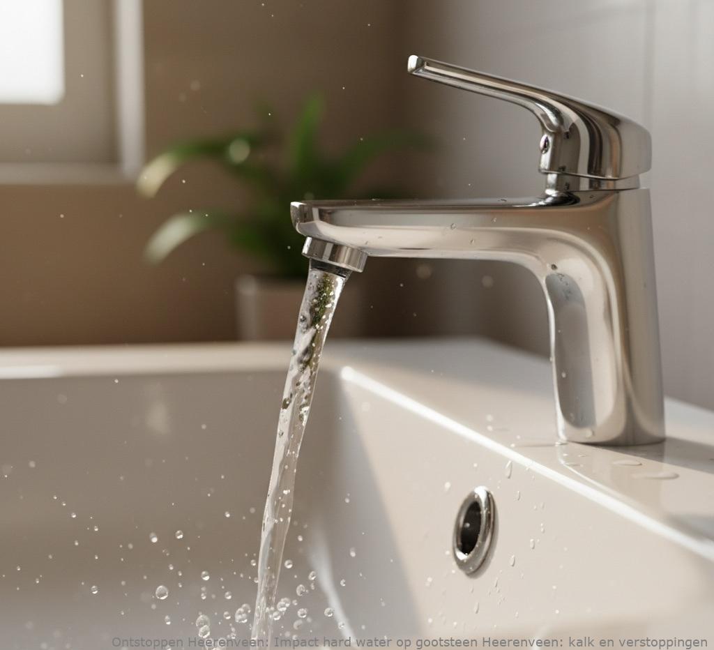 Impact hard water op gootsteen Heerenveen: kalk en verstoppingen