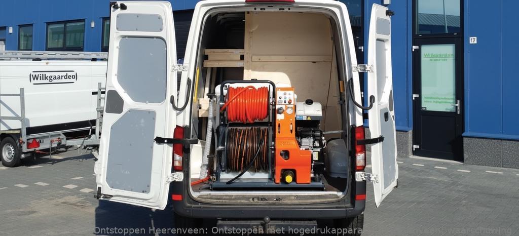 Ontstoppen met hogedrukapparatuur Heerenveen: waarschuwing